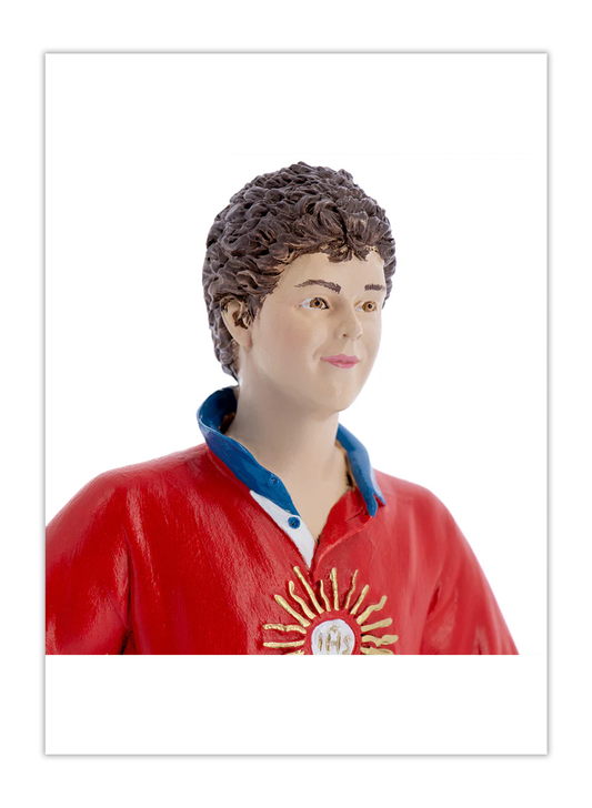 Imagem Carlo Acutis em pó de mármore colorido - 37 cm