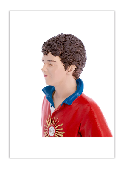 Imagem Carlo Acutis em pó de mármore colorido - 37 cm
