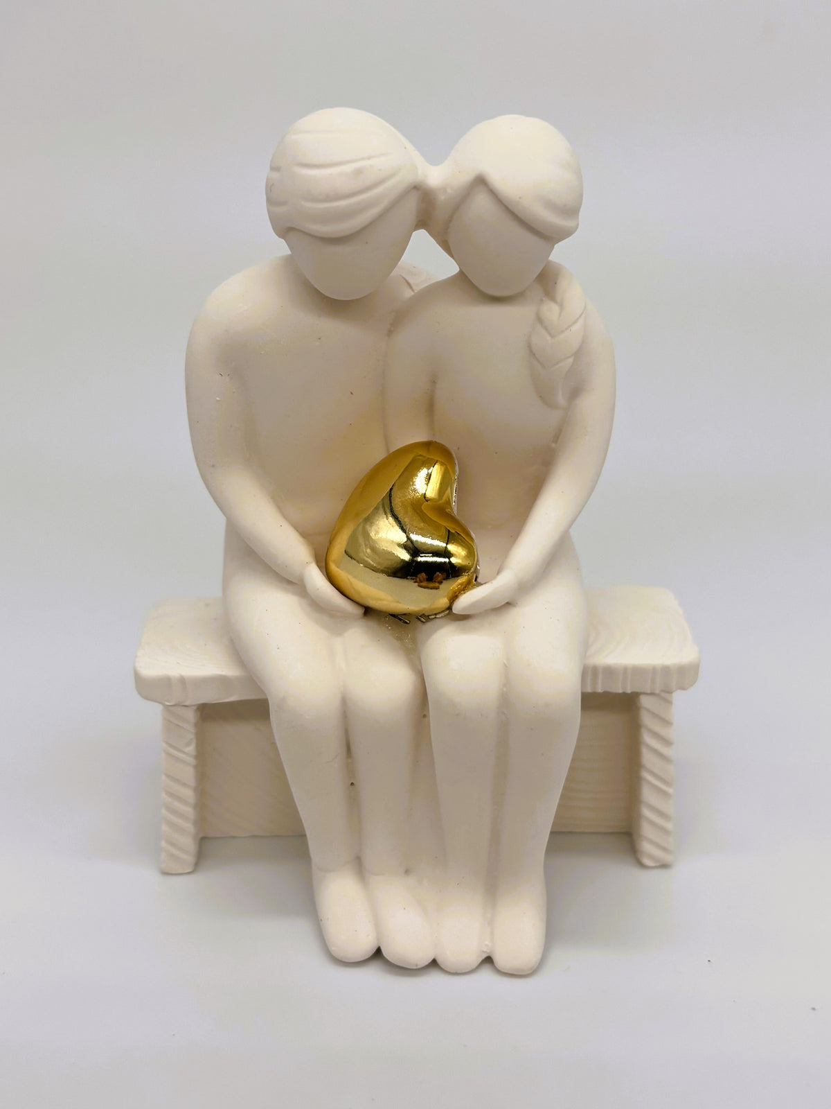 Imagem Casal com coração dourado