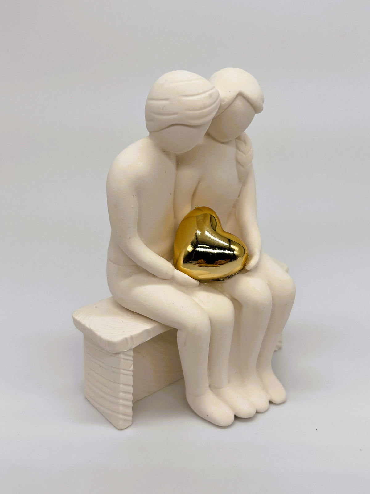 Imagem Casal com coração dourado