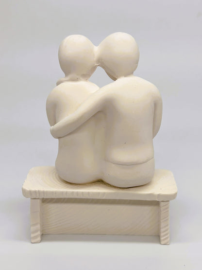Imagem Casal com coração dourado
