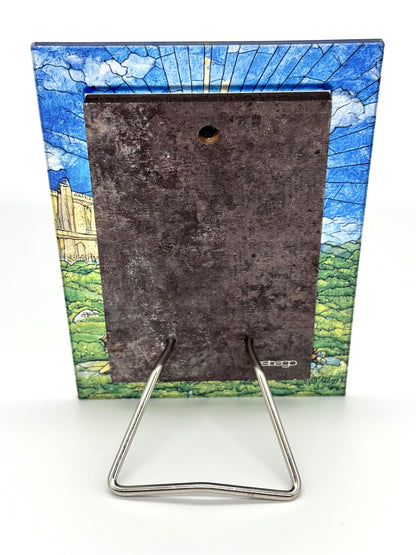 Quadro Nossa Senhora de Fátima em vidro