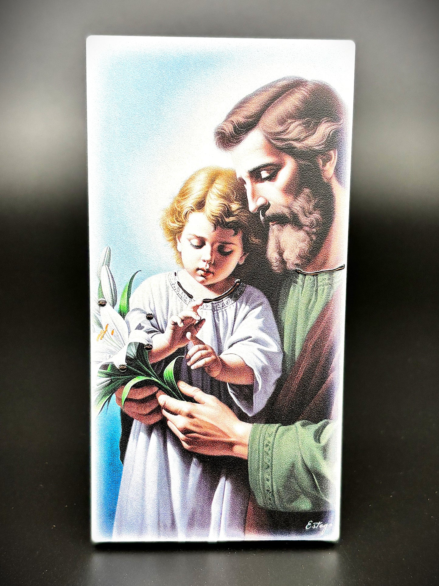 Quadro São José em madeira