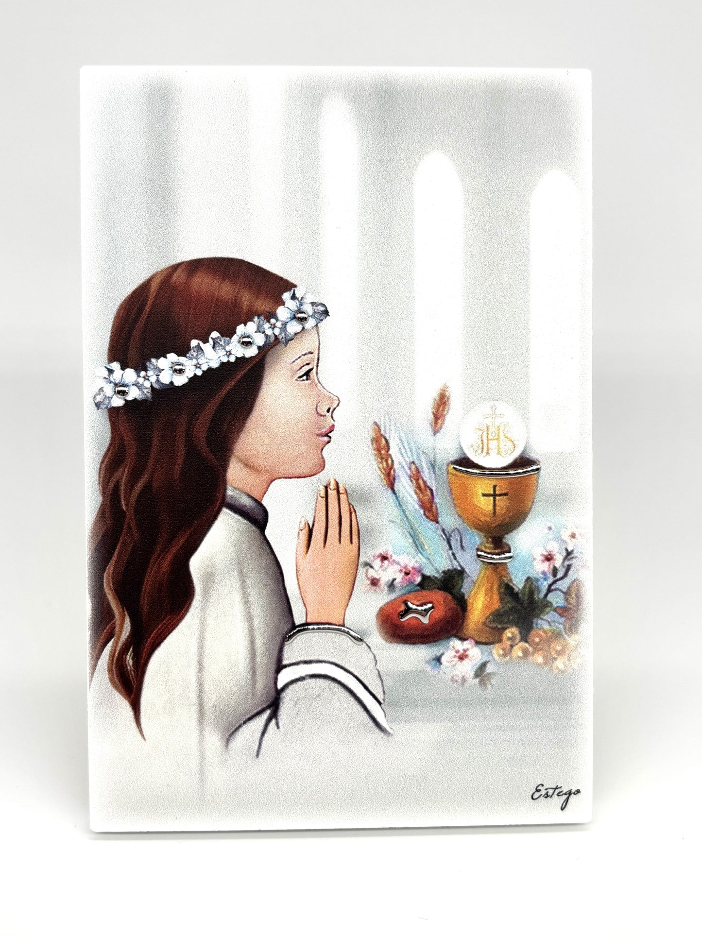 Quadro Primeira Comunhão - Menina