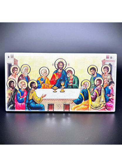 Quadro Última Ceia em madeira - Ícone