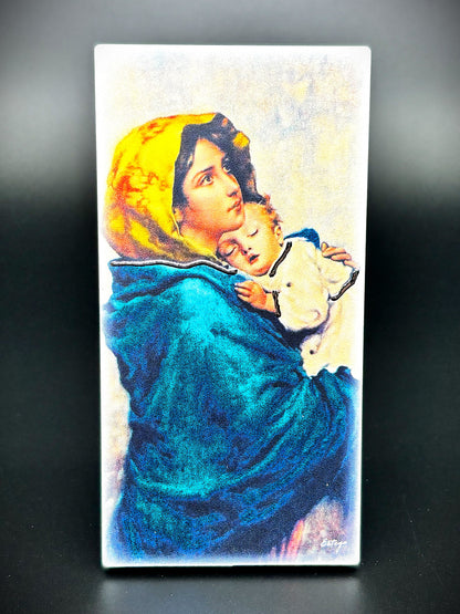 Quadro Amor de Mãe em madeira
