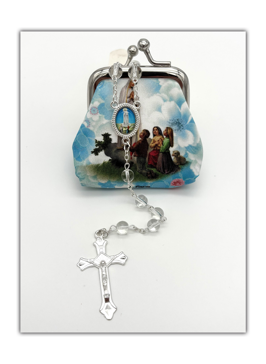 Terço de Fátima com bolsa
