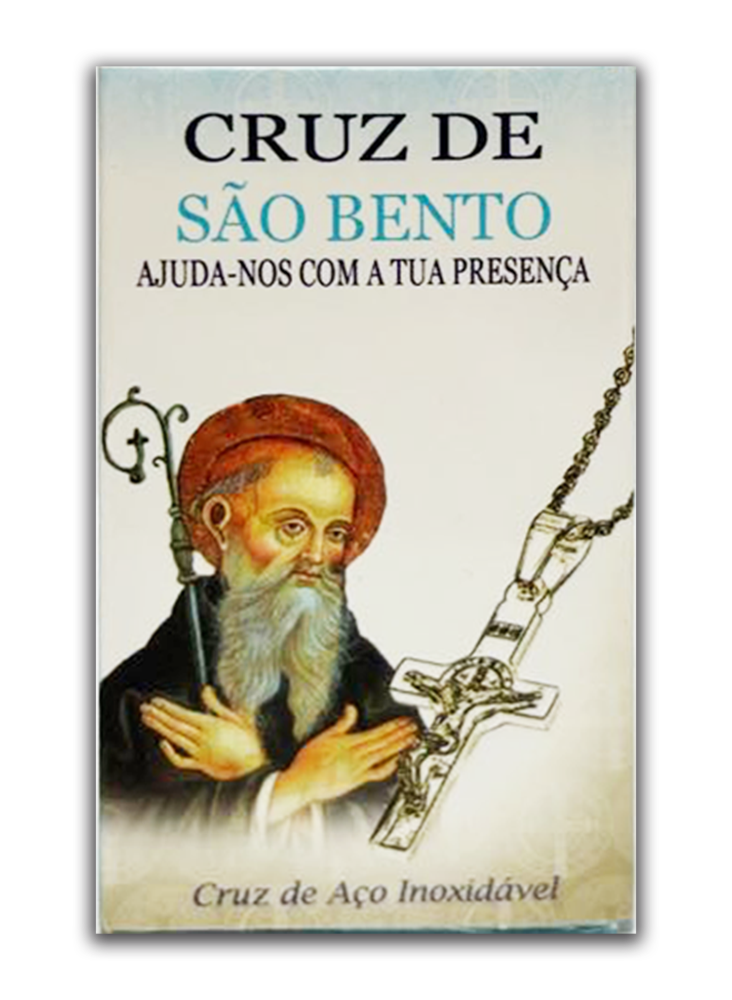 Colar com medalha de São Bento