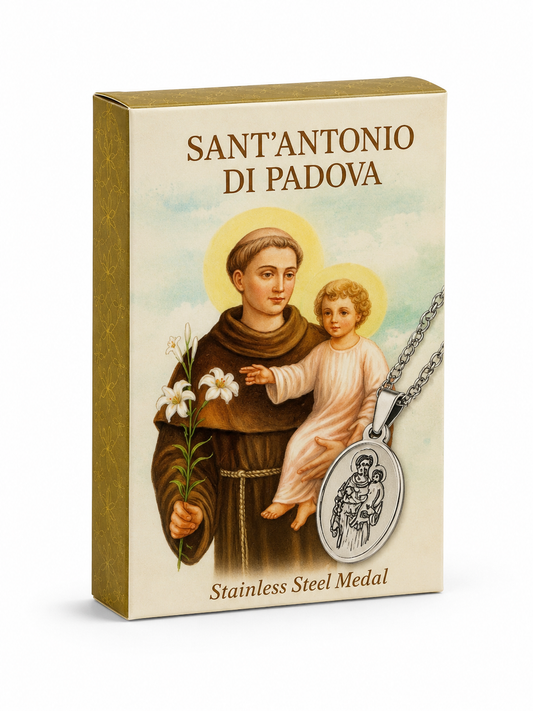 Colar com medalha de Santo António