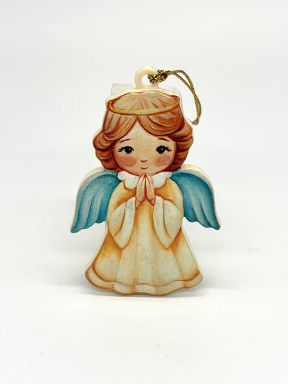 Enfeite de Natal e íman Anjo de Oração