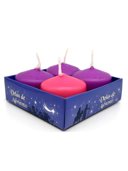 Velas do Advento para a famíla