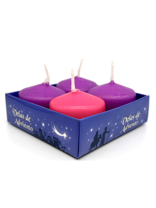 Velas do Advento para a famíla