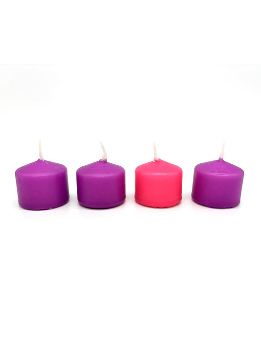Velas do Advento para a famíla