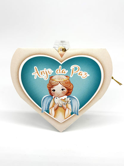 Enfeite de Natal e íman Anjo da Paz