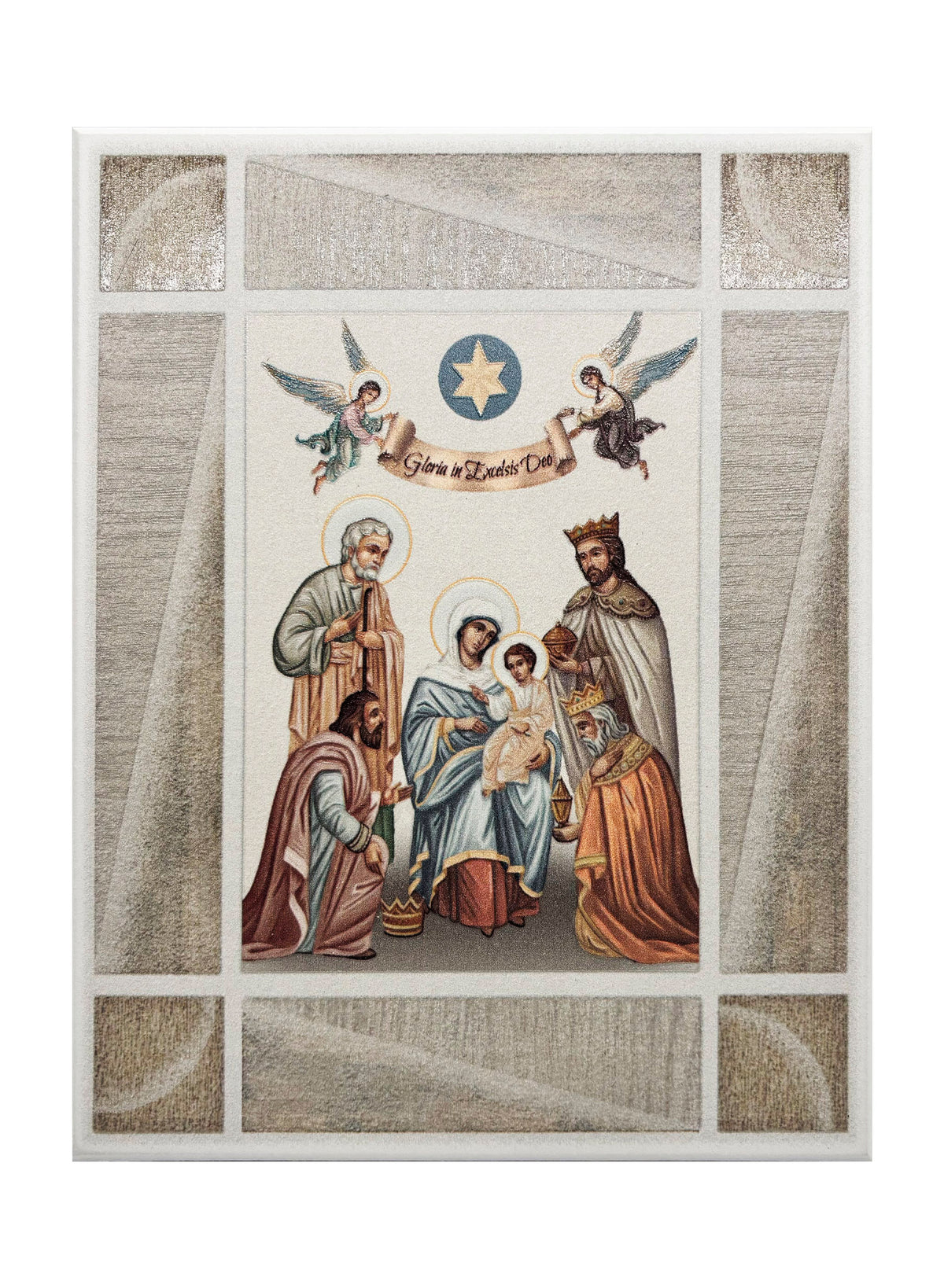 Presépio - Quadro em madeira