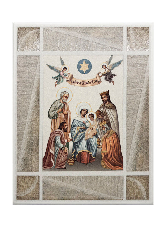 Presépio - Quadro em madeira