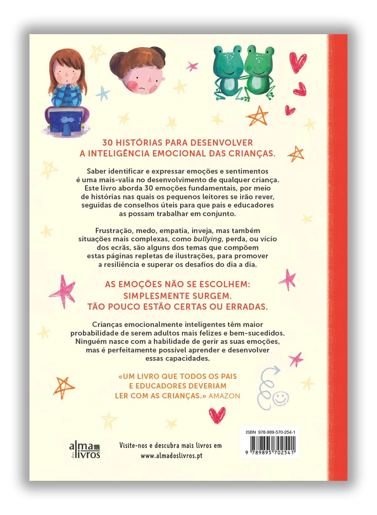 O grande livro das emoções - 30 histórias para crescer feliz e saudável