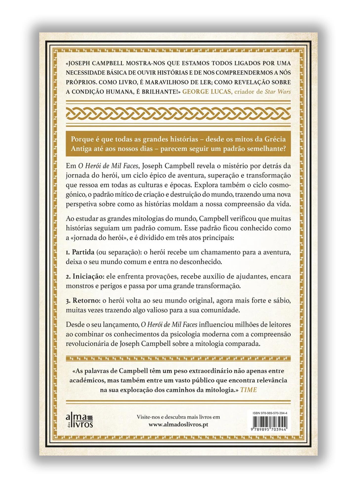 O herói de mil faces - A importância dos mitos e a jornada do herói