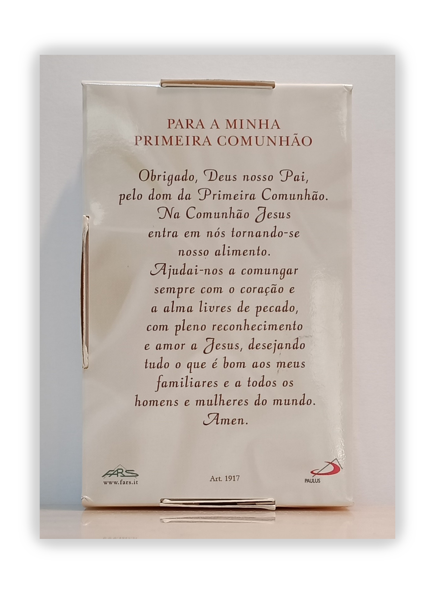 Caixa Recordação da Primeira Comunhão