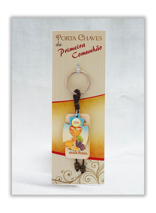 Porta-chaves da Primeira Comunhão