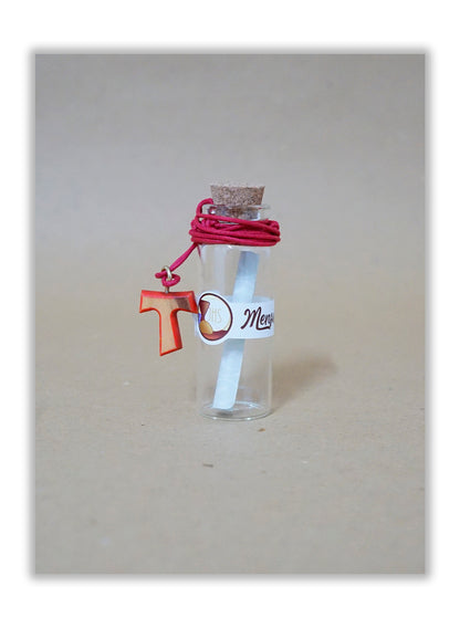 Garrafa com mensagem - Primeira Comunhão