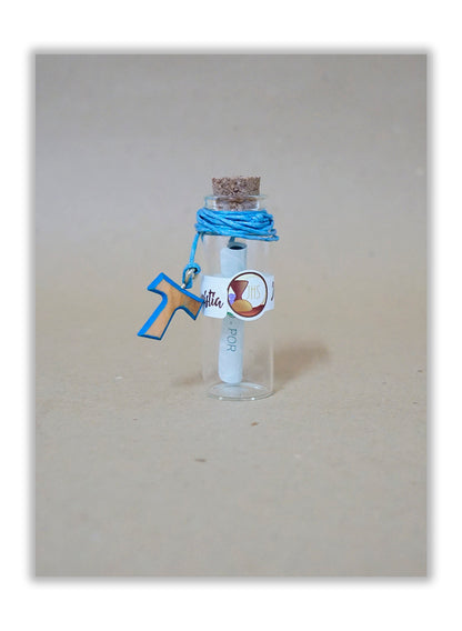 Garrafa com mensagem - Primeira Comunhão