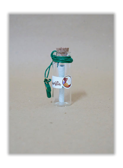 Garrafa com mensagem - Primeira Comunhão