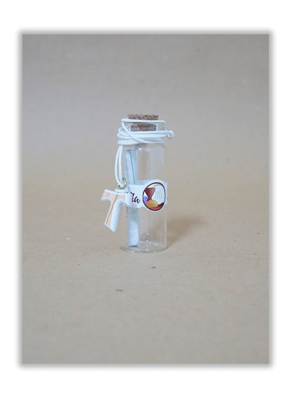 Garrafa com mensagem - Primeira Comunhão