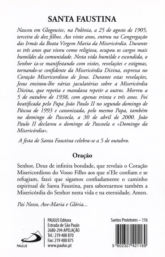 Pagela Santa Faustina - 25 un.