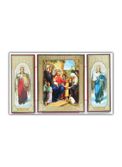 Trípticos Ícones Cristãos - Vários modelos - Maior