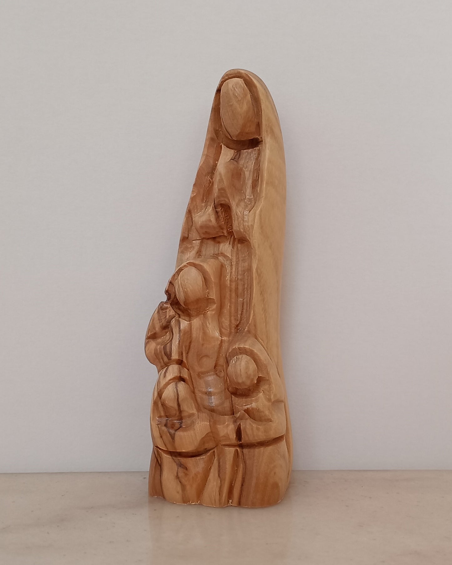 Imagem Aparição de Fátima em madeira de oliveira