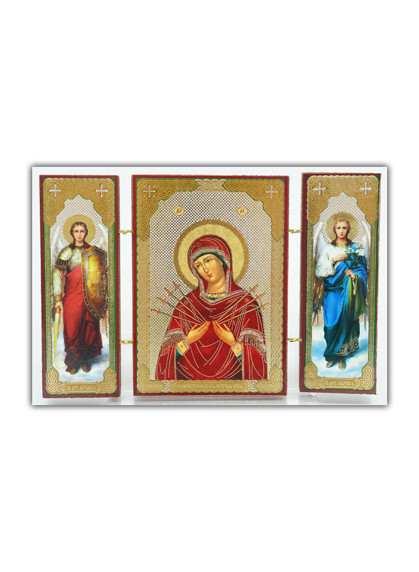 Trípticos Ícones Cristãos - Vários modelos - Médio