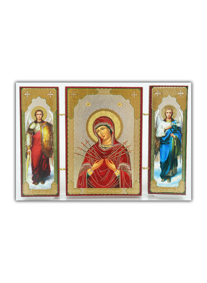 Trípticos Ícones Cristãos - Vários modelos - Médio