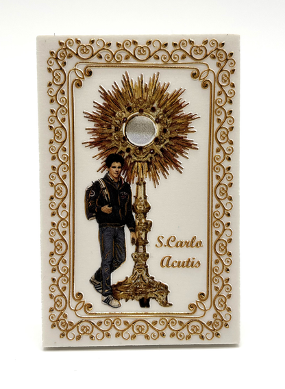 Placa São Carlo Acutis