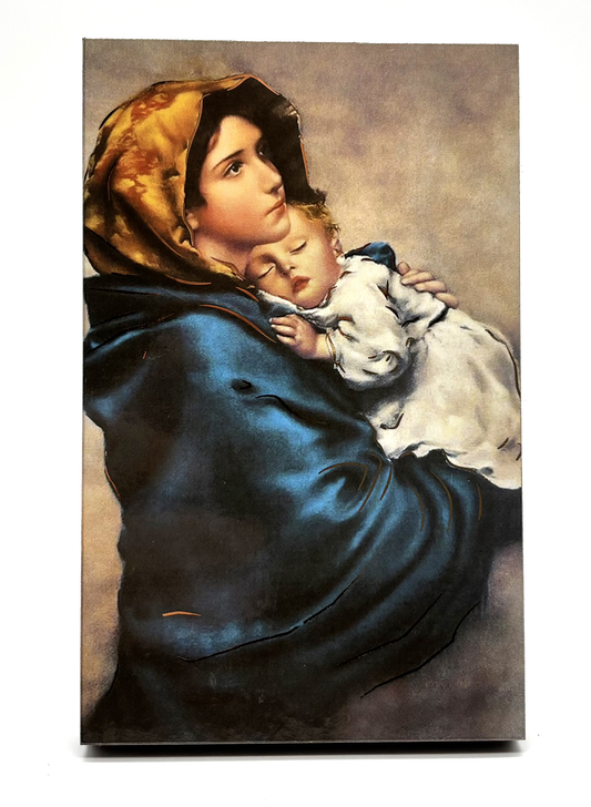 Quadro Amor de Mãe em madeira