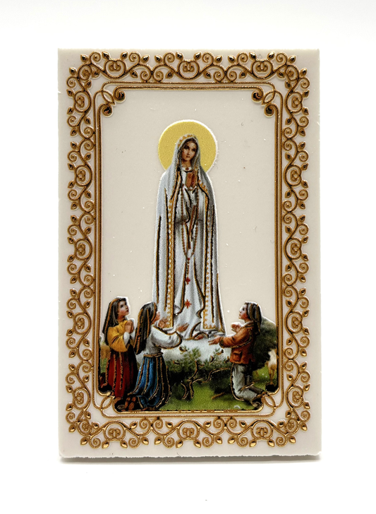 Placa Nossa Senhora de Fátima