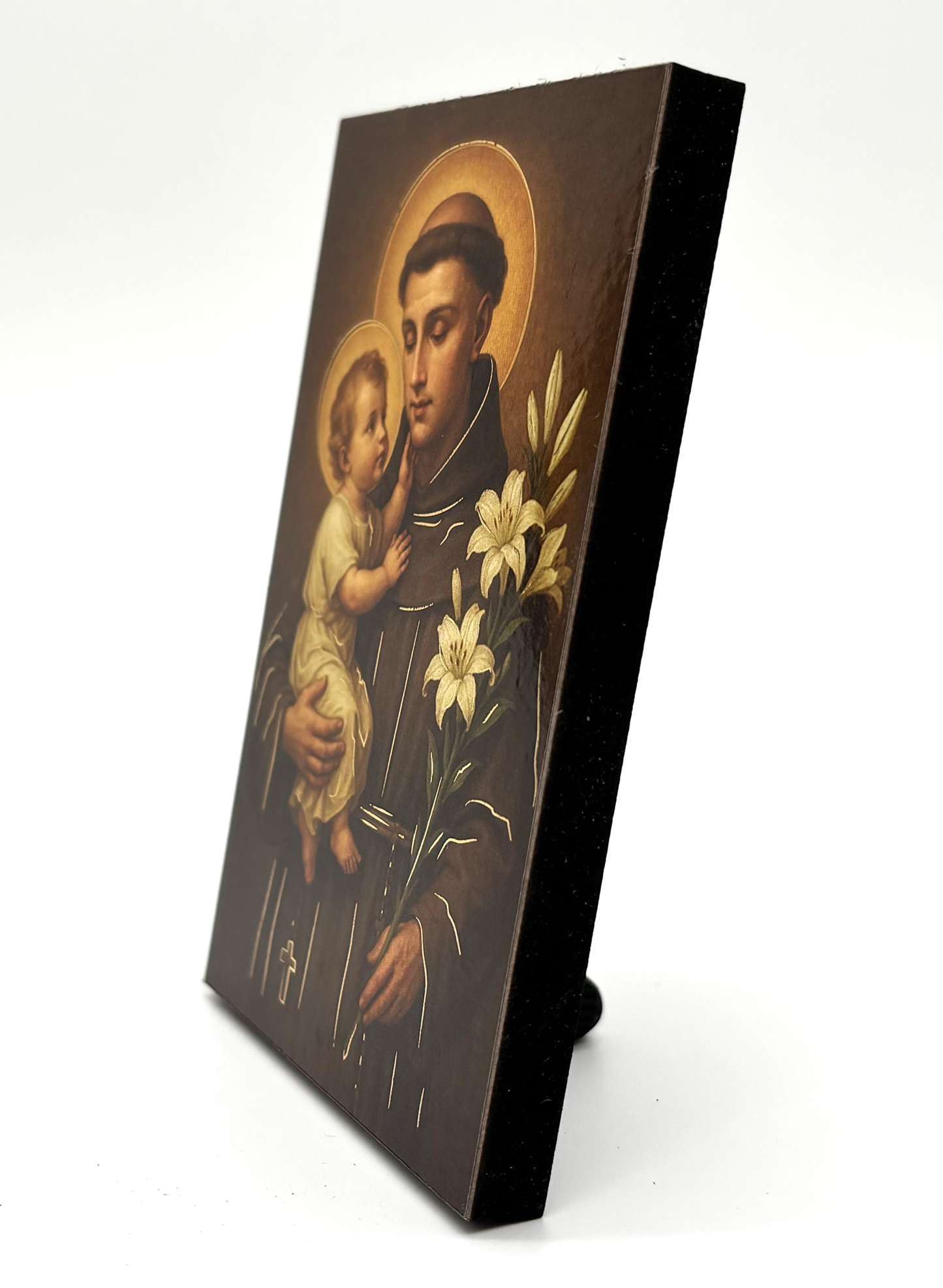 Quadro Santo António de Lisboa em madeira