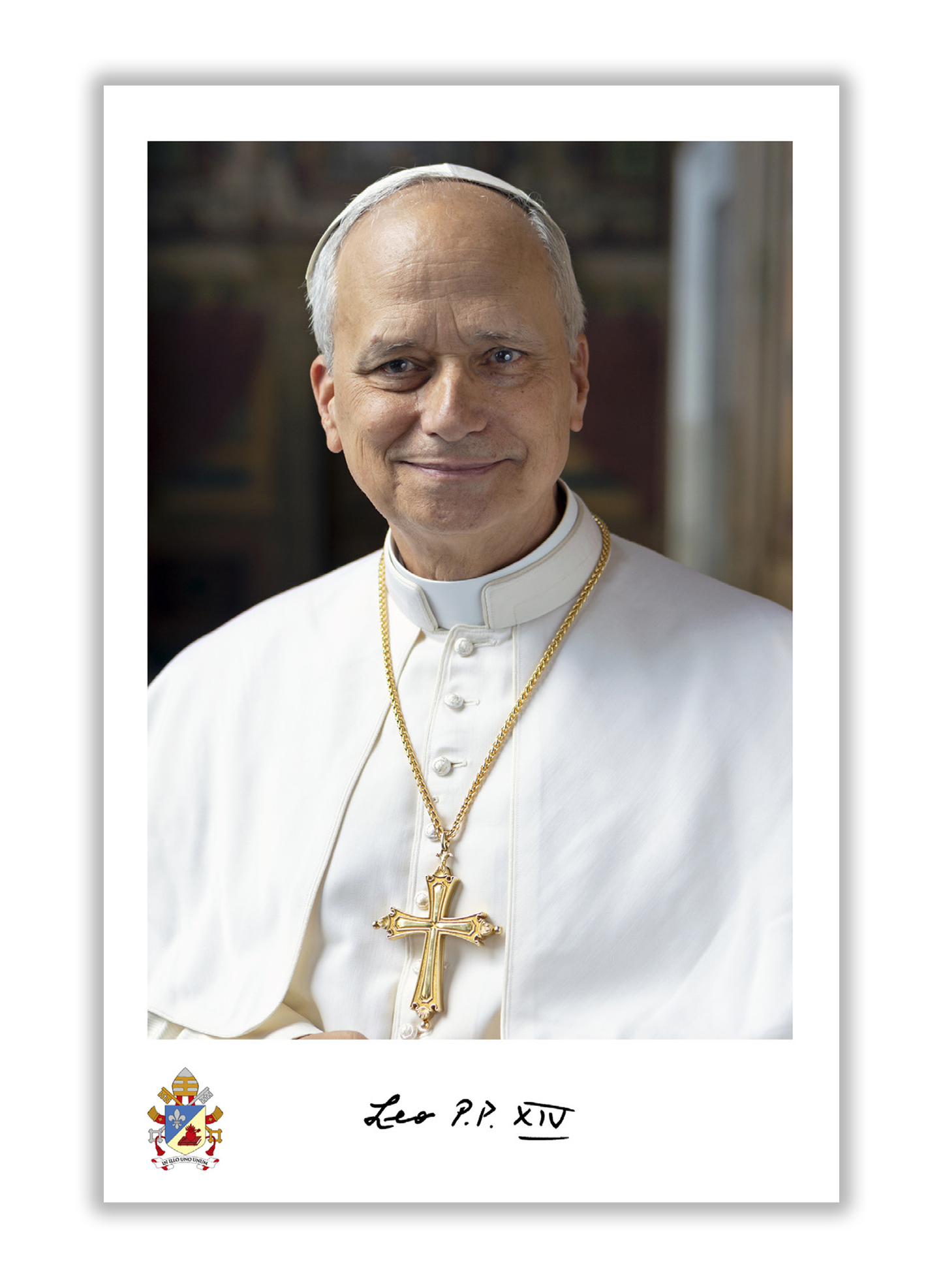 Poster Papa Leão XIV - Foto oficial - 5 un.