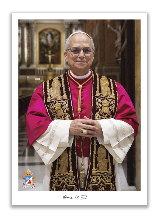 Poster Papa Leão XIV - Três tamanhos - 5 un.