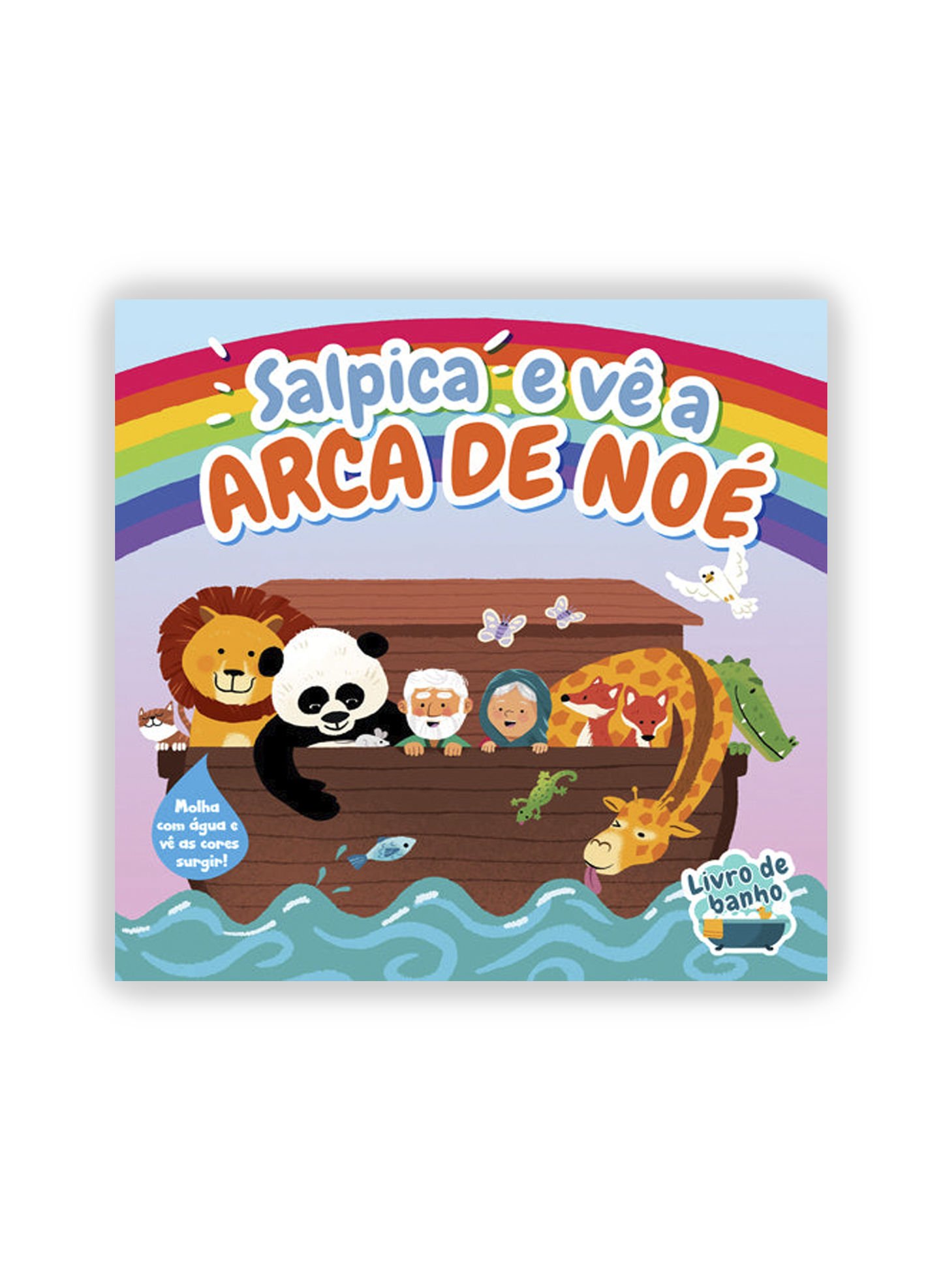 Salpica e vê a Arca de Noé - Livro de banho