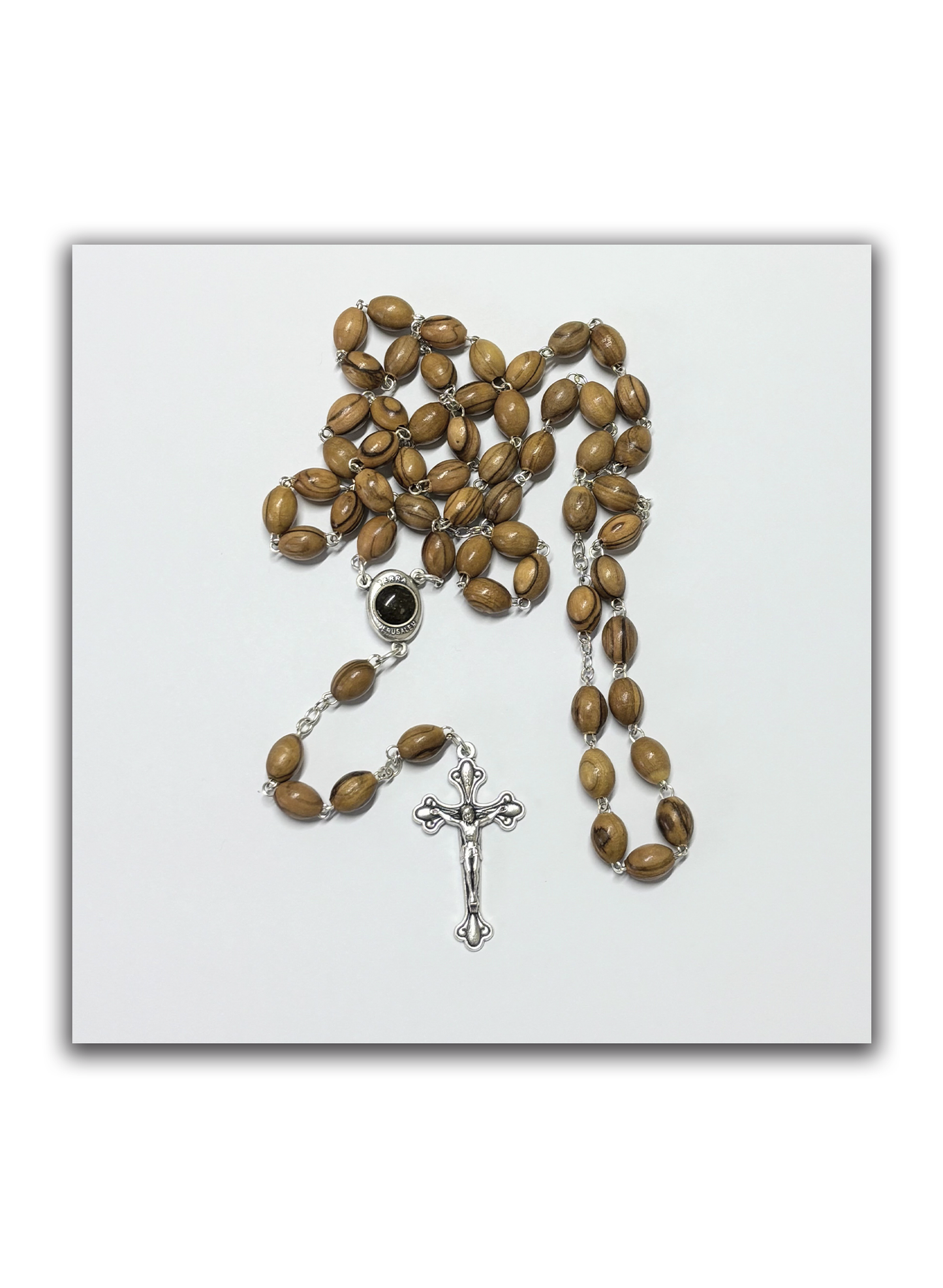 Terço da Terra Santa – Madeira de oliveira