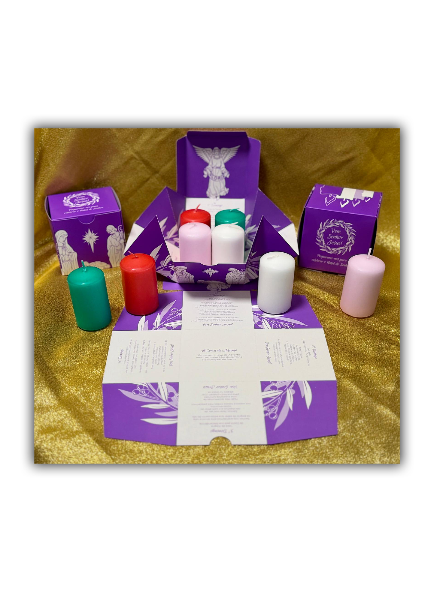 Kit Vela do Advento em Família