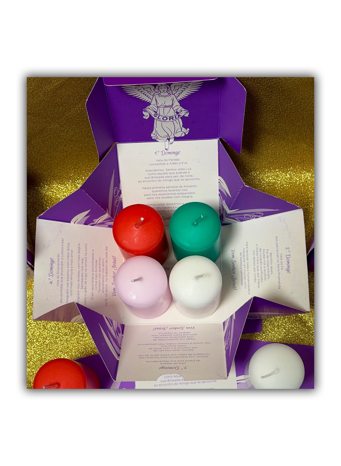 Kit Vela do Advento em Família