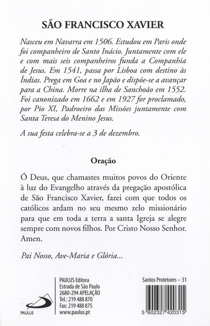 Pagela São Francisco Xavier - 25 un.