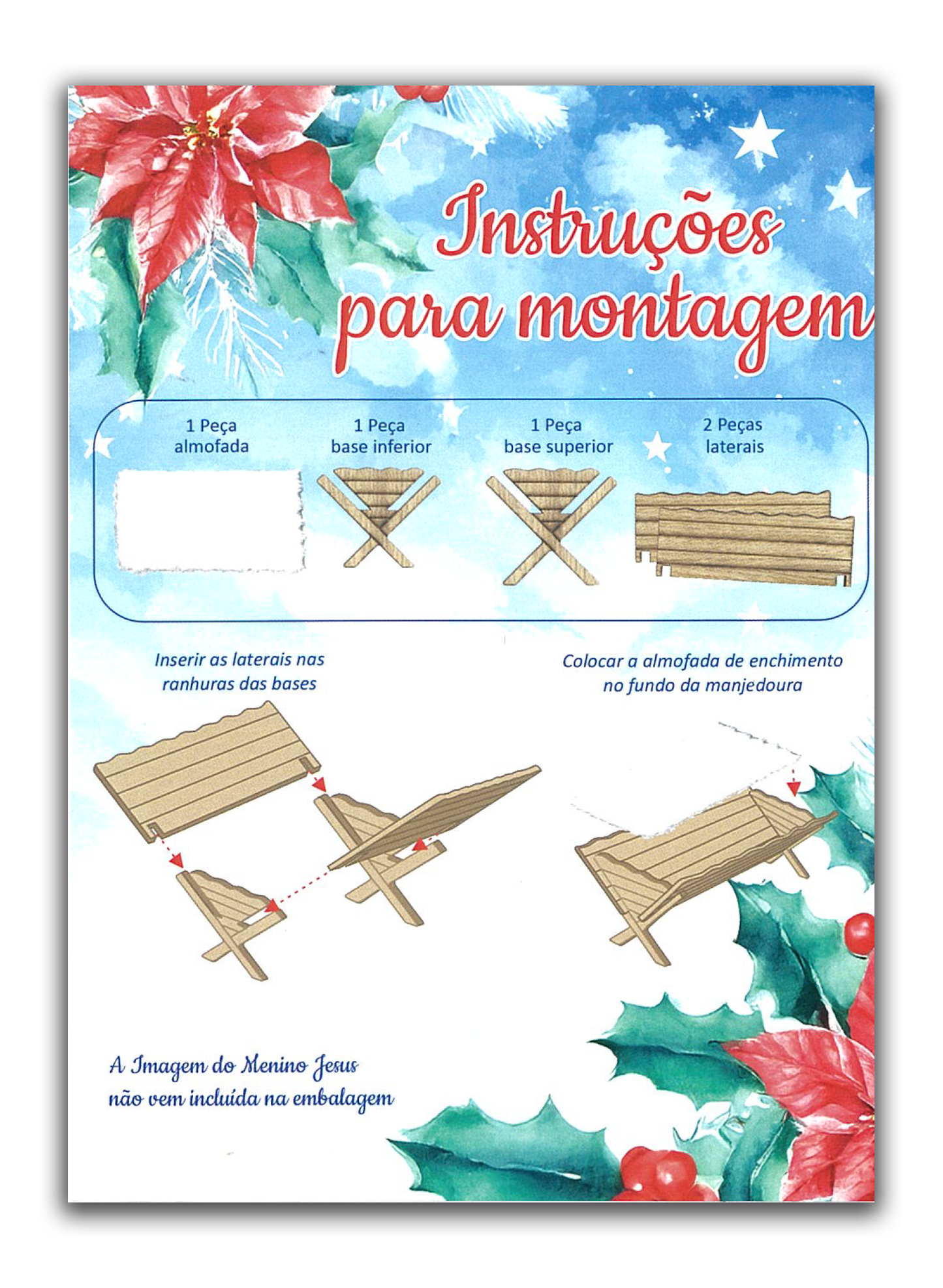 Manjedoura em madeira