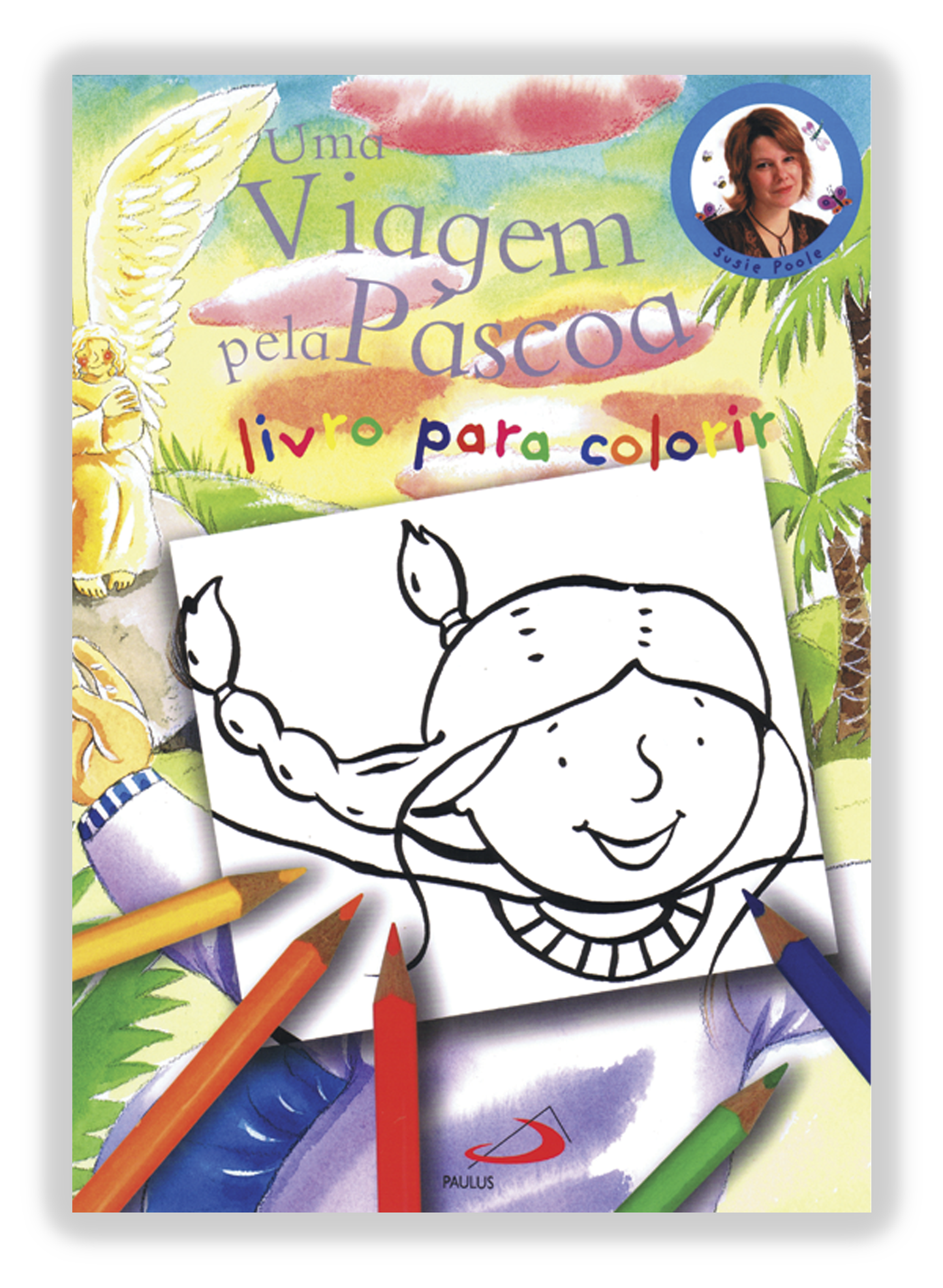 Uma viagem pela Páscoa (livro para colorir)