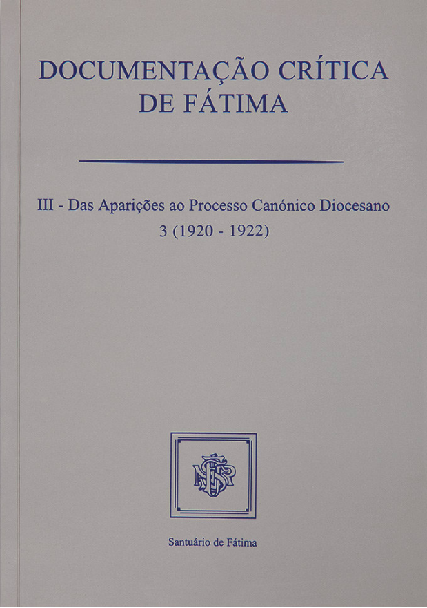 Documentação crítica de Fátima III - 3ª (1920-1922)